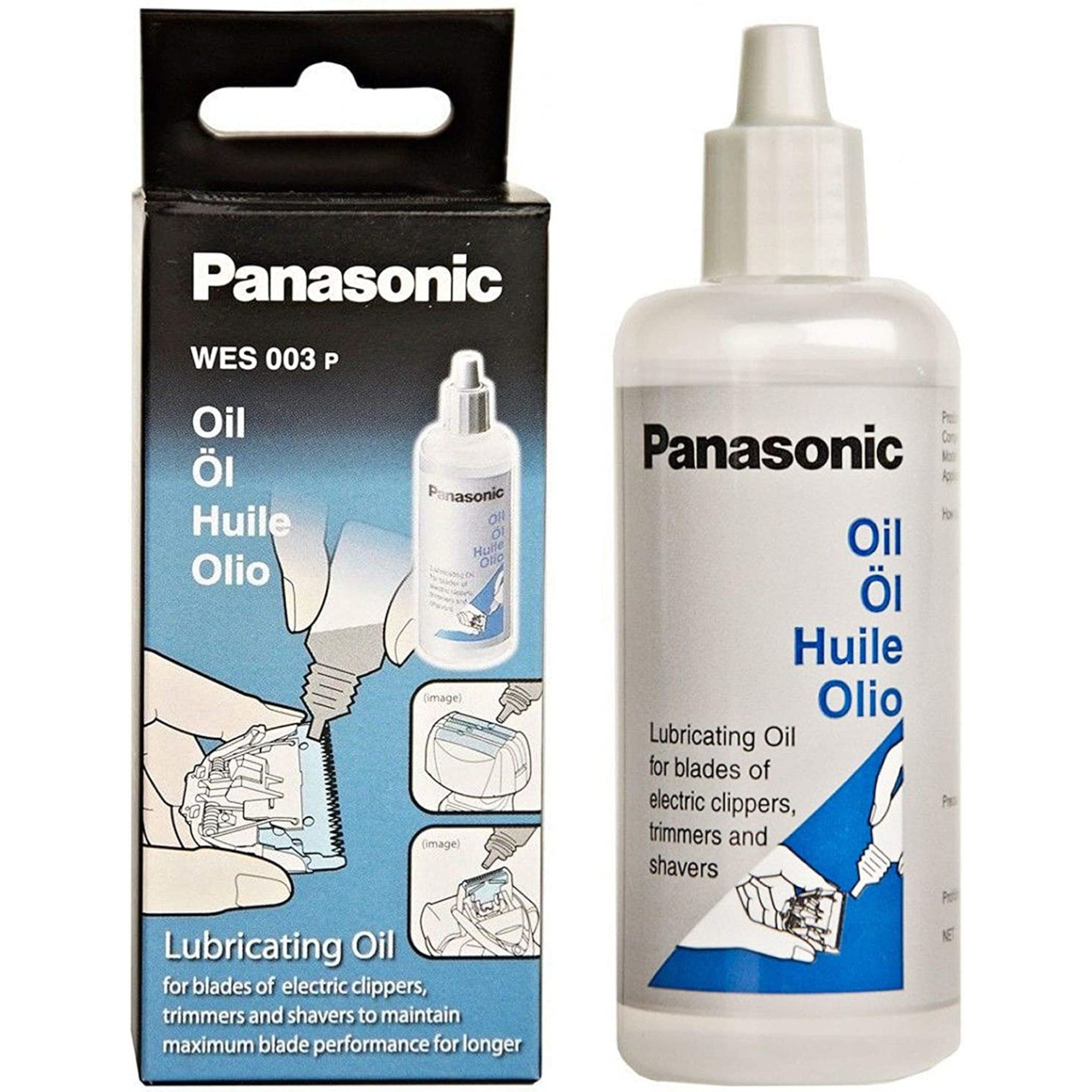 Panasonic WES003P803 olejek do ostrzy maszynek do strzyżenia, trymerów i golarek, 50 ml