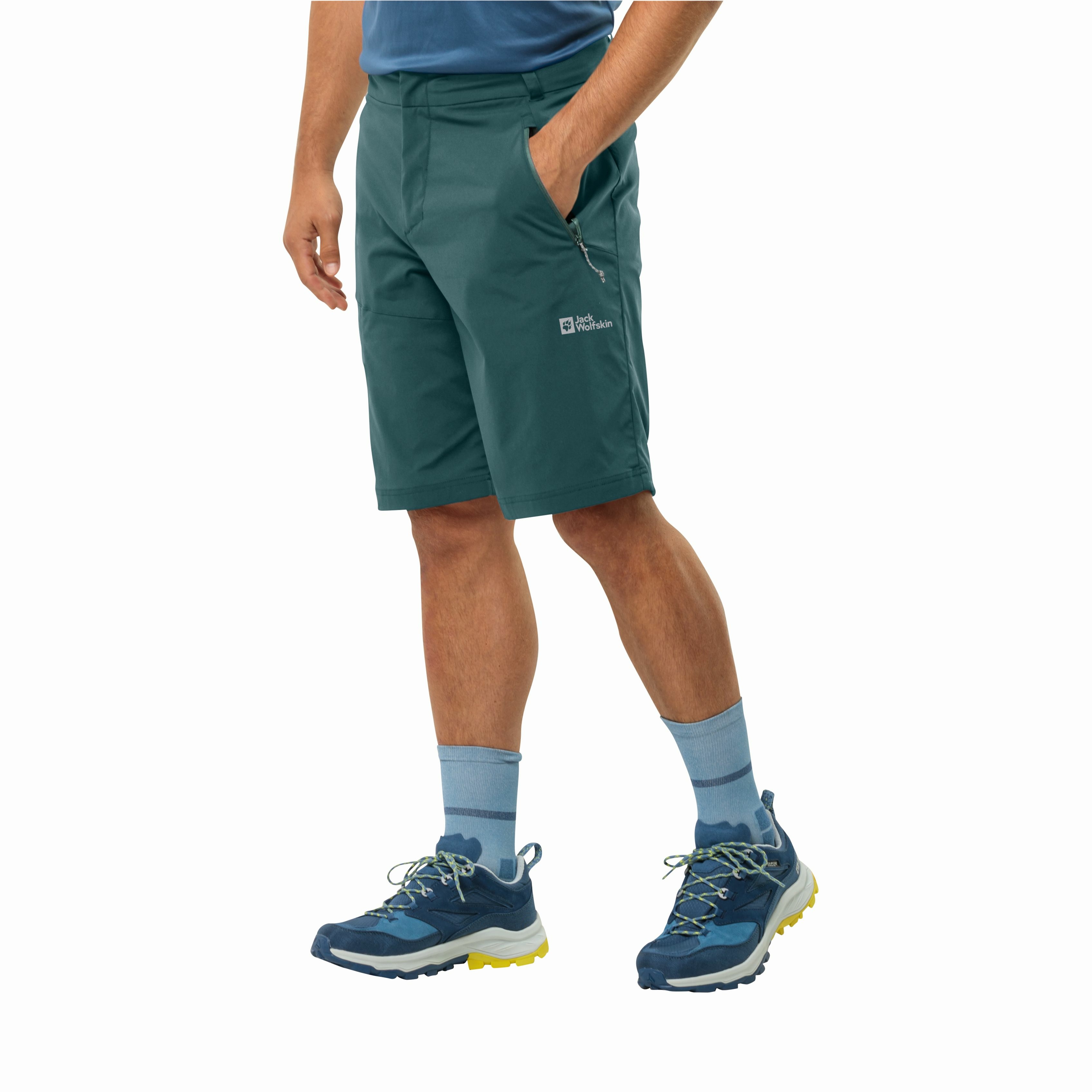 Krótkie spodenki męskie Jack Wolfskin GLASTAL SHORTS M emerald - 50