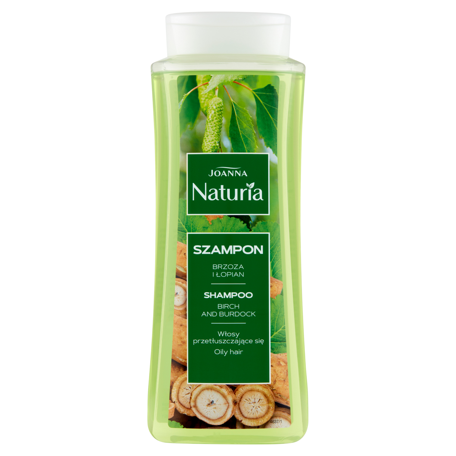 Joanna Naturia szampon do włosów brzoza i łopian, 500 ml