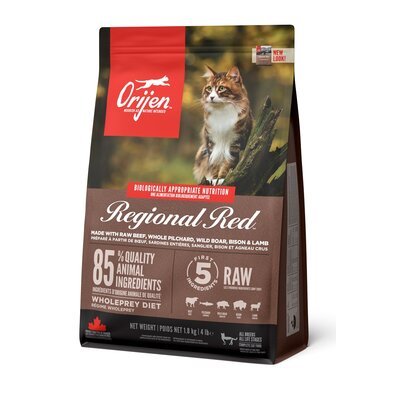 Karma dla kota ORIJEN Cat Regional Red Wołowina 1.8 kg