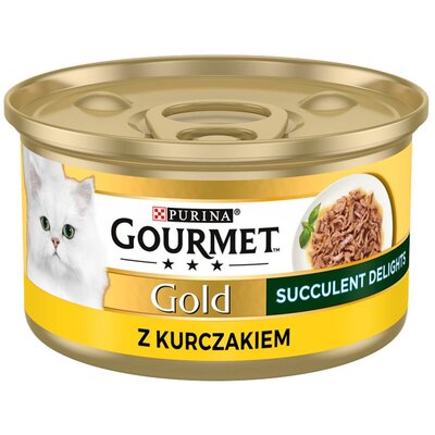 Karma dla kota GOURMET Gold Succulent Delights Kurczak 85 g