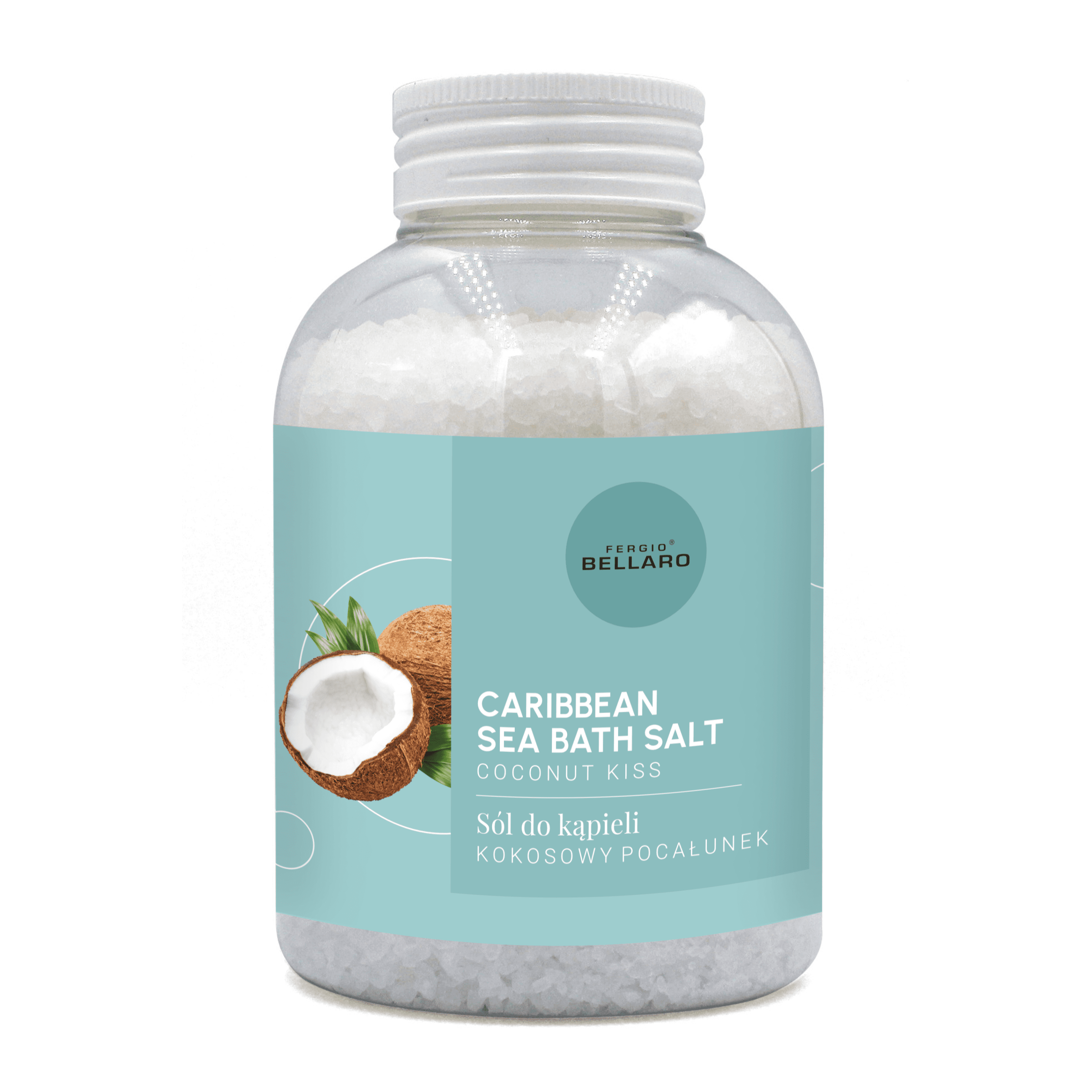 Fergio Bellaro Kokosowy Pocałunek sól do kąpieli, 600 g