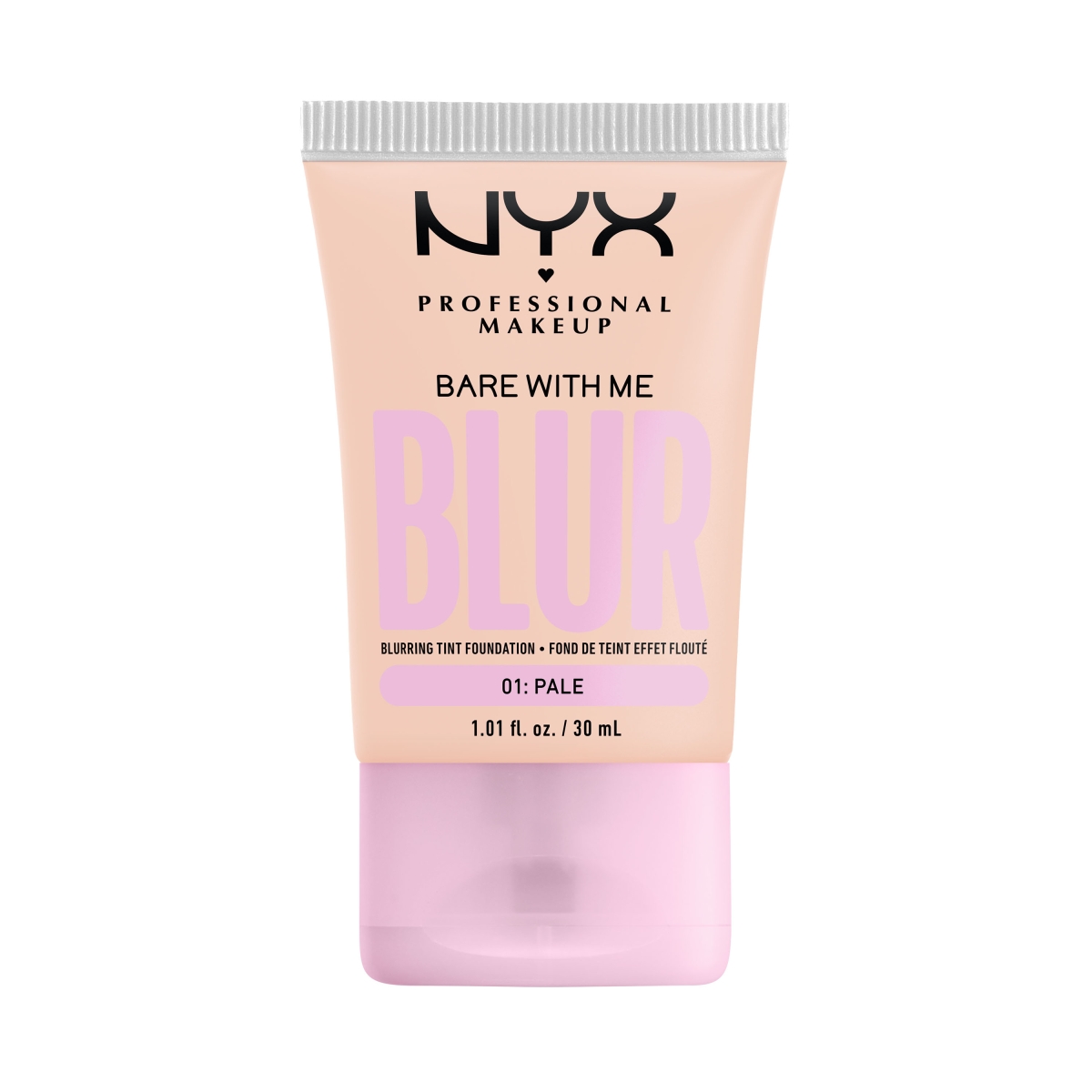 NYX Professional Makeup Bare With Me Blur wygładzający podkład do twarzy pale, 30 ml
