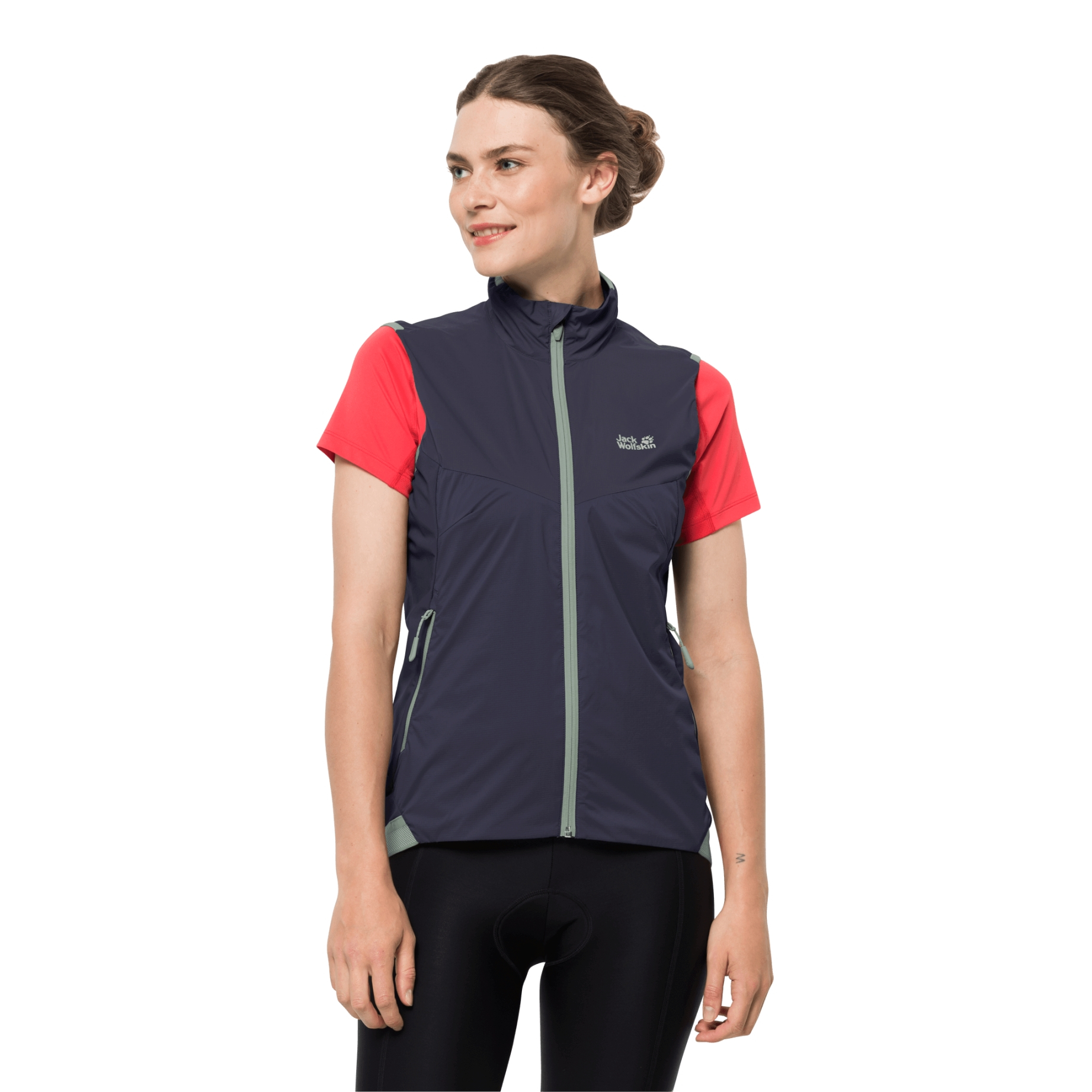 Kamizelka rowerowa TOURER SOFTSHELL VEST W graphite - XS