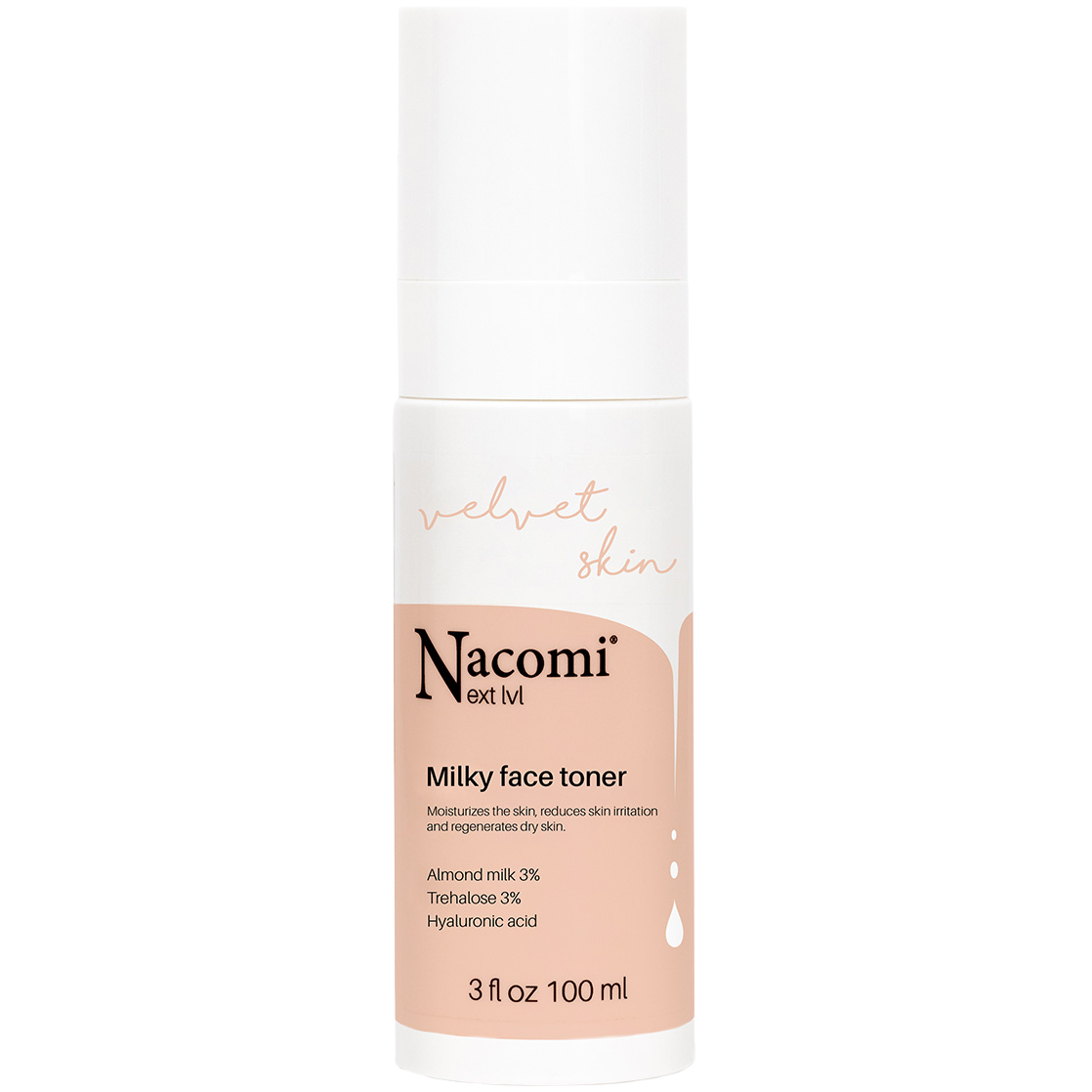 Nacomi Next Level nawilżający tonik mleczny do twarzy, 100 ml