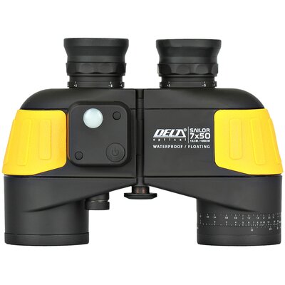 Lornetka wodoszczelna z dalmierzem i kompasem DELTA OPTICAL Sailor 7x50 C1, 7-krotne zbliżenie