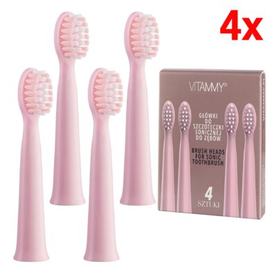 Oryginalna końcówka szczoteczki VITAMMY Harmony TOW013615 (4 sztuki) (Delikatna dla dziąseł)