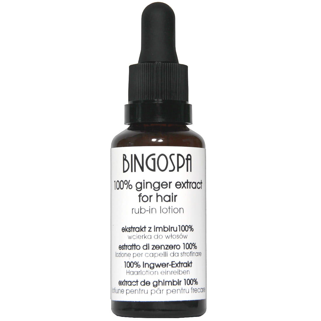 Bingospa ekstrakt z imbiru 100% wcierka do włosów, 30 ml