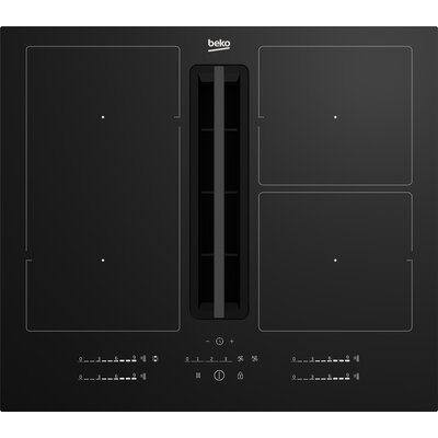Płyta indukcyjna z wbudowanym okapem BEKO HIXI 64700 UF Łączenie pół