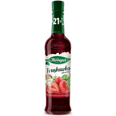 Syrop do herbaty HERBAPOL Owocowa Spiżarnia Truskawka 420 ml
