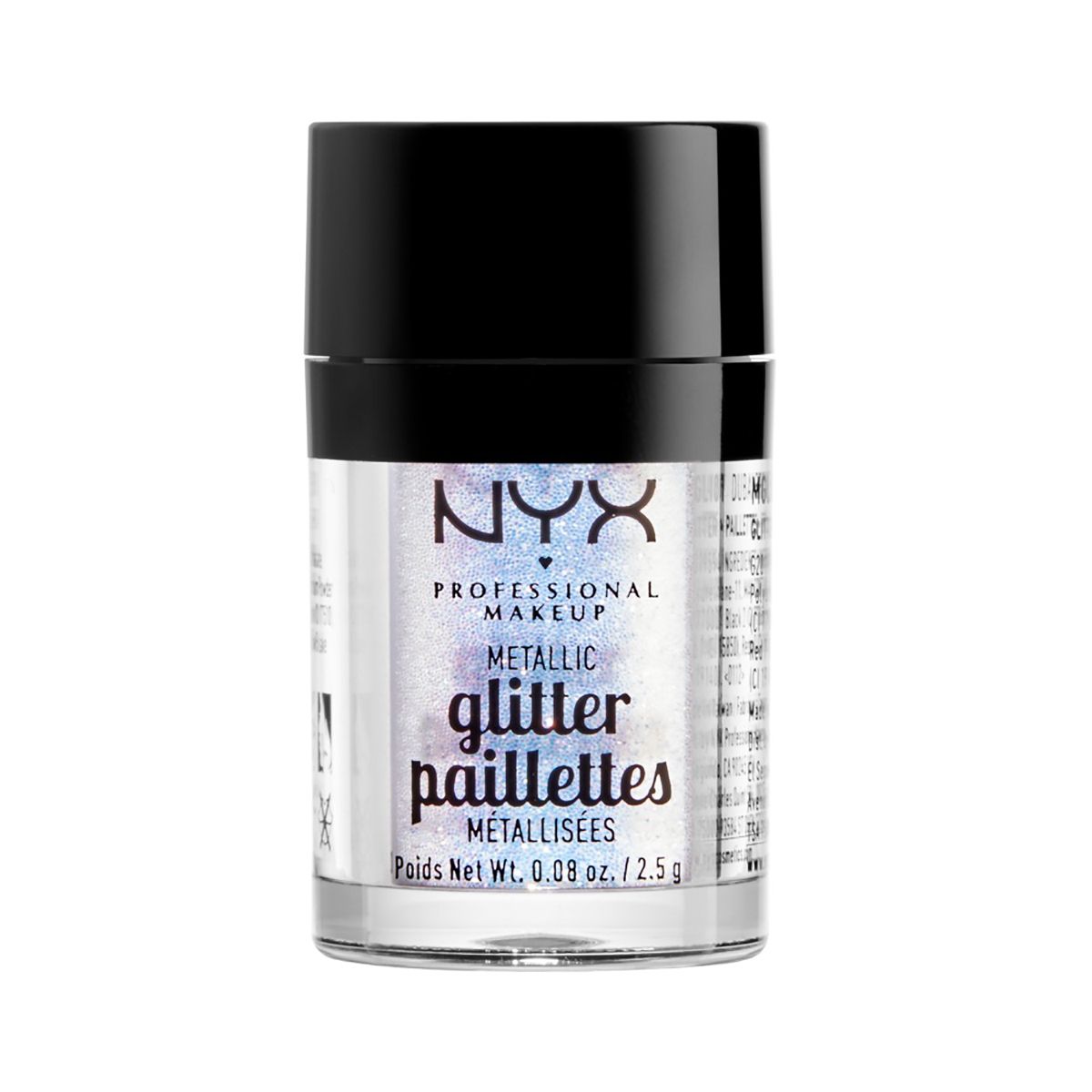 NYX Professional Makeup Metallic brokat do twarzy i ciała lumi-lite, 2,5 g