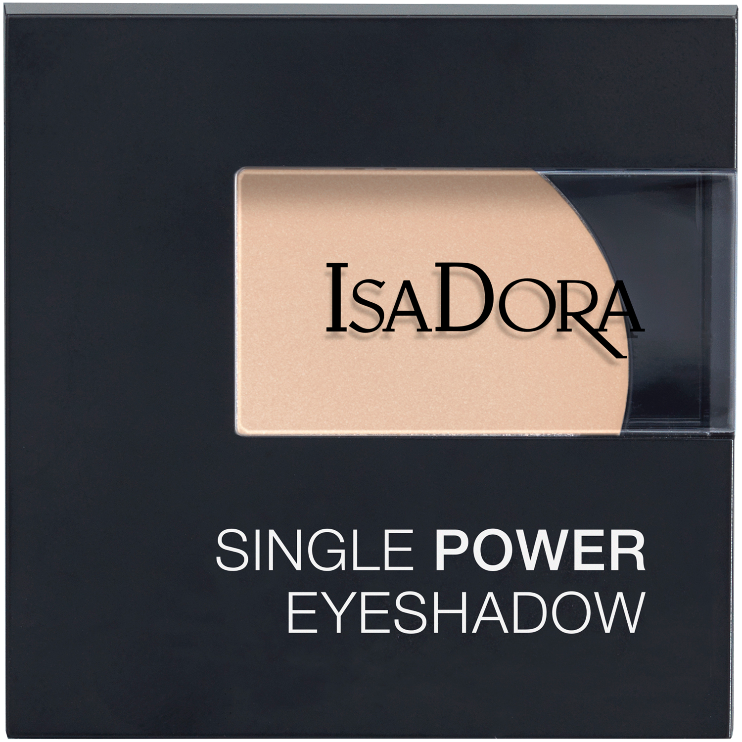 IsaDora Single Power matowy cień do powiek 01 bare beige, 2,2 g