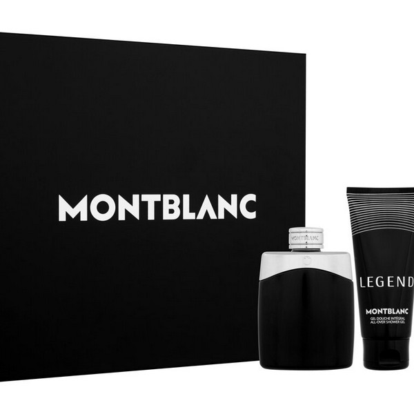 Mont Blanc Legend zestaw: woda toaletowa męska, 100 ml + żel pod prysznic 100 ml + woda toaletowa, 7,5 ml