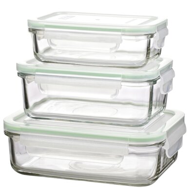 Zestaw pojemników na żywność GLASSLOCK GL-640 3 szt.