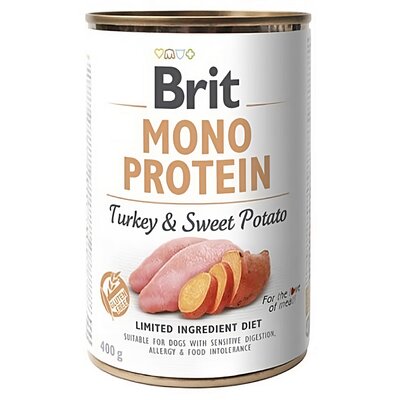 Karma dla psa BRIT Mono Protein Indyk z ziemniakami 400g