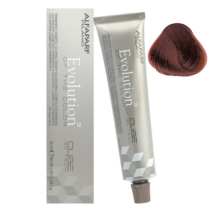 Alfaparf Evolution of the Color Cube trwała farba do włosów 6.4 ciemny blond miedziany, 60 ml