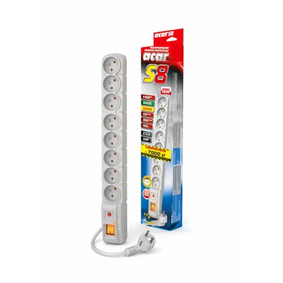 Listwa ACAR S8 (3 m) Szary