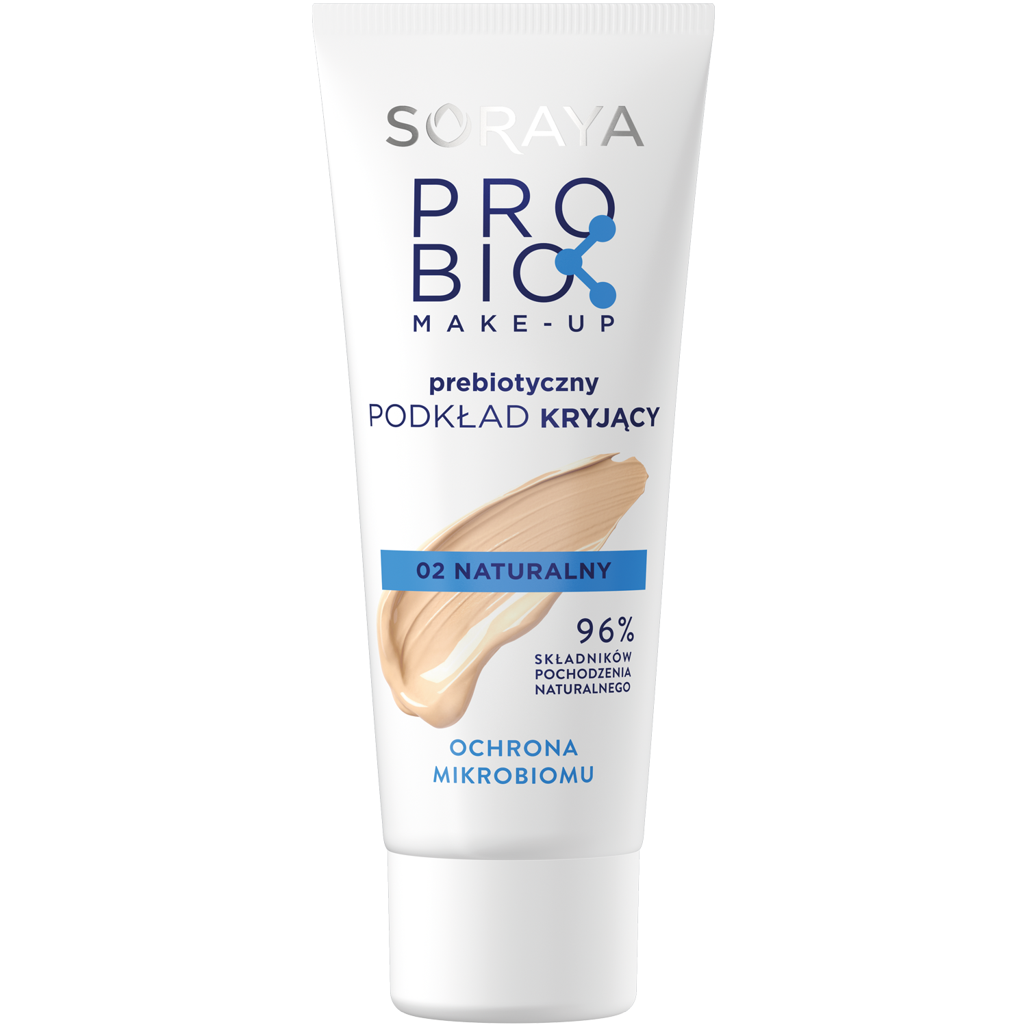Soraya Probio prebiotyczny podkład do twarzy 02 naturalny, 30 ml