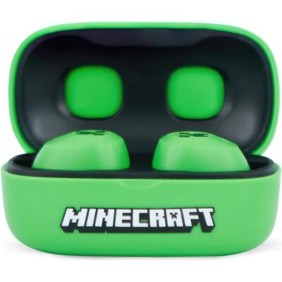 Słuchawki dokanałowe OTL 3D Minecraft Zielony