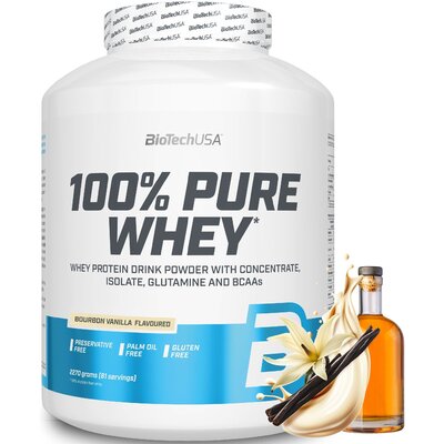 Odżywka białkowa BIOTECH 100 Pure Whey Waniliowo-bourbonowy (2270 g)