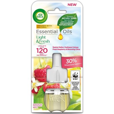 Wkład do elektrycznego odświeżacza powietrza AIR WICK Świeże Maliny i Kwitnące Cytrusy 19 ml