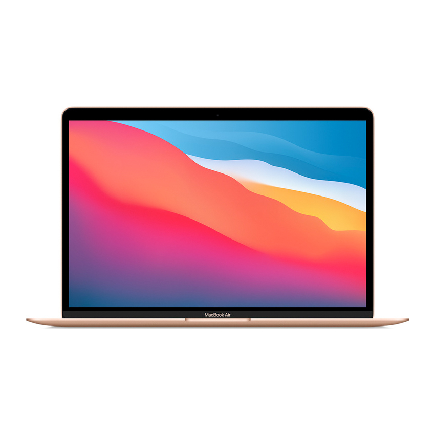 Apple Macbook Air 13", 8-rdzeniowy procesor Apple M1 z 7-rdzeniową grafiką, dysk 256 GB SSD - Złoty