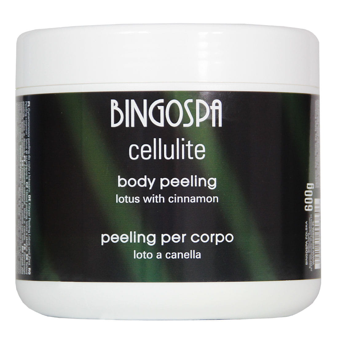 Bingospa Cellulite peeling do ciała lotos i cynamon, 600 g