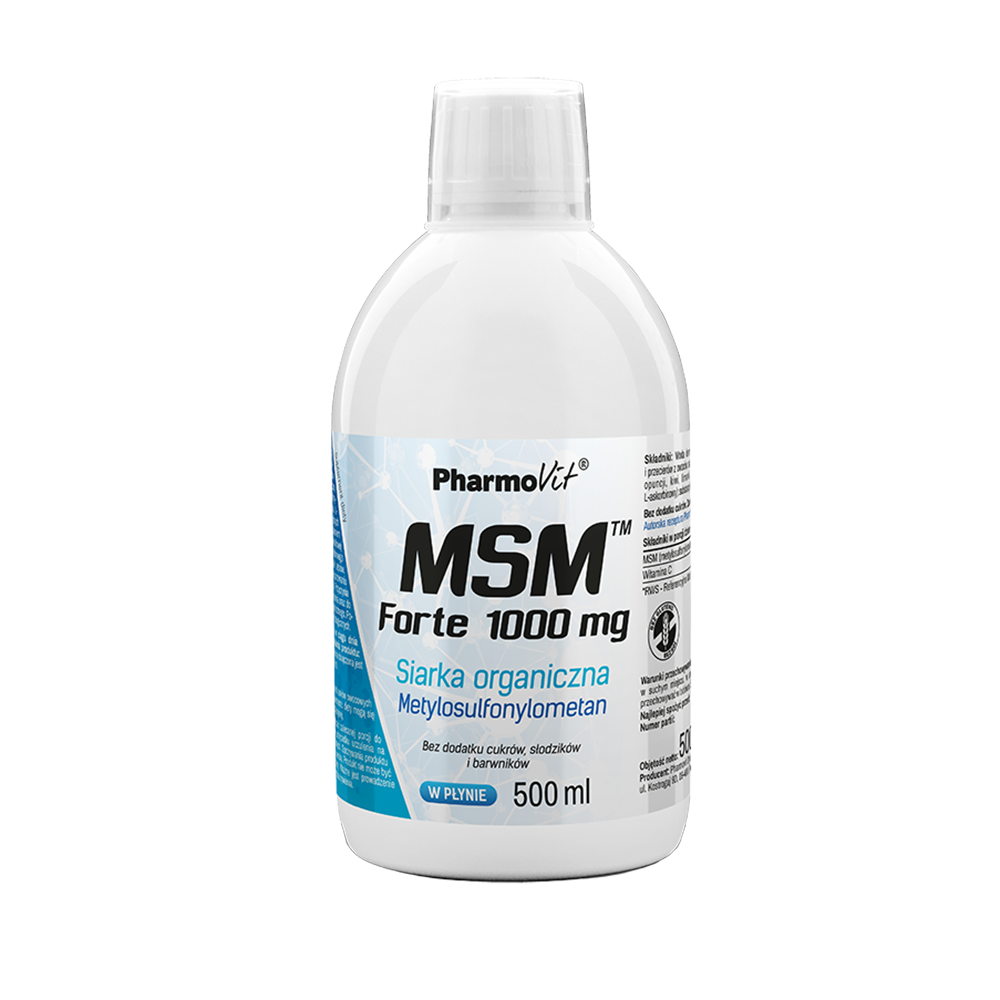 Pharmovit Classic suplement diety MSM Forte 1000 mg, 500 ml
