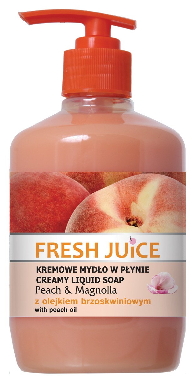 Fresh Juice Brzoskwinia & Magnolia kremowe mydło w płynie, 460 ml