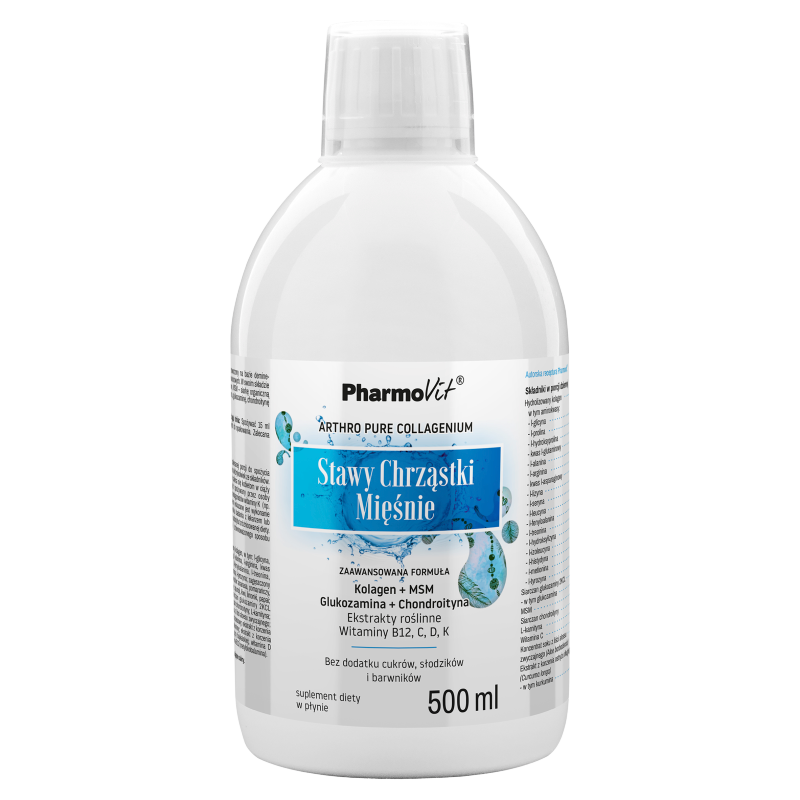 Stawy, Chrząstki, Mięśnie Pharmovit, suplement diety, 500 ml