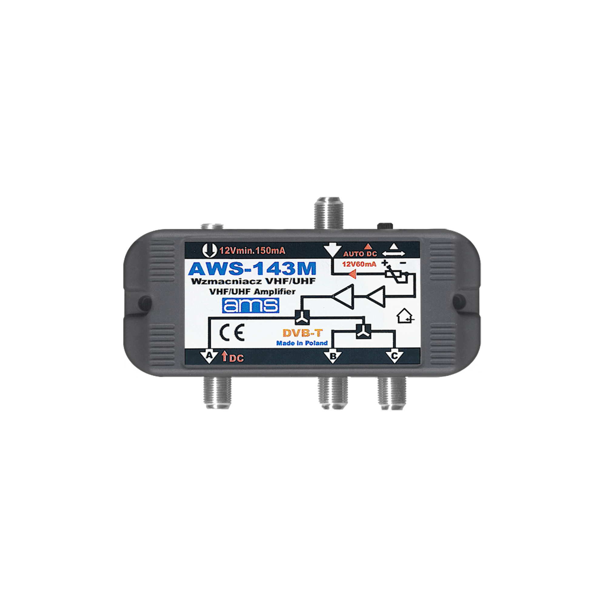 Wzmacniacz antenowy AMS AWS-143ST