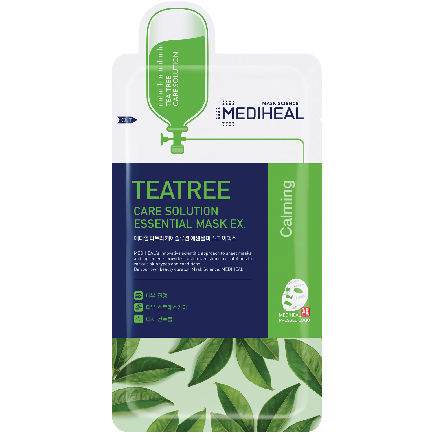 Mediheal TeaTree relaksująca maska do twarzy, 24 ml