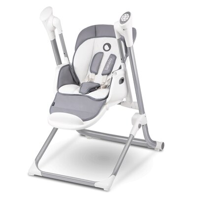 Krzesełko do karmienia LIONELO 2w1 Niles Szary