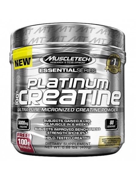 MuscleTech Platinum 100% suplement diety Creatine, 400 g