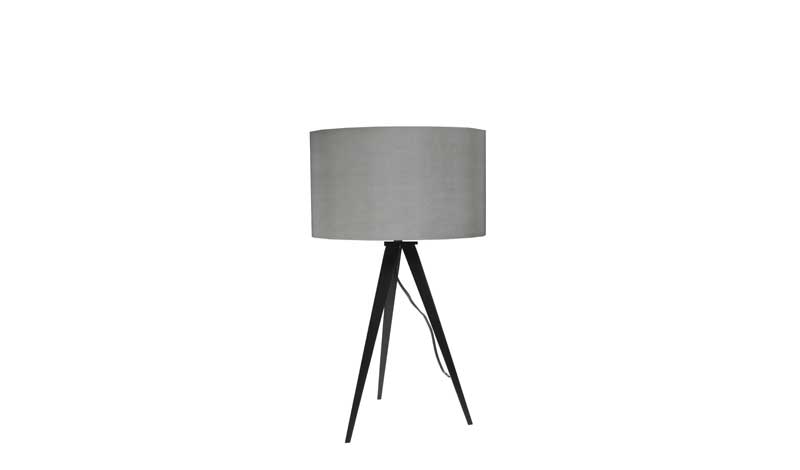 Zuiver - Lampa stołowa TRIPOD (ciemnoszara)