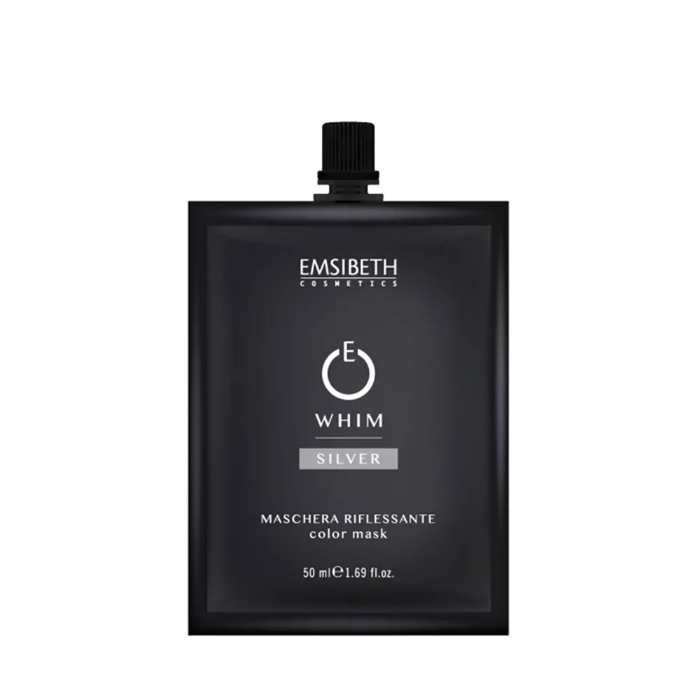 Emsibeth Whim szaro-srebrna maska koloryzująca Whim Silver, 50 ml