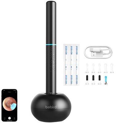 Otoskop z kamerą BEBIRD M9 S Czarny