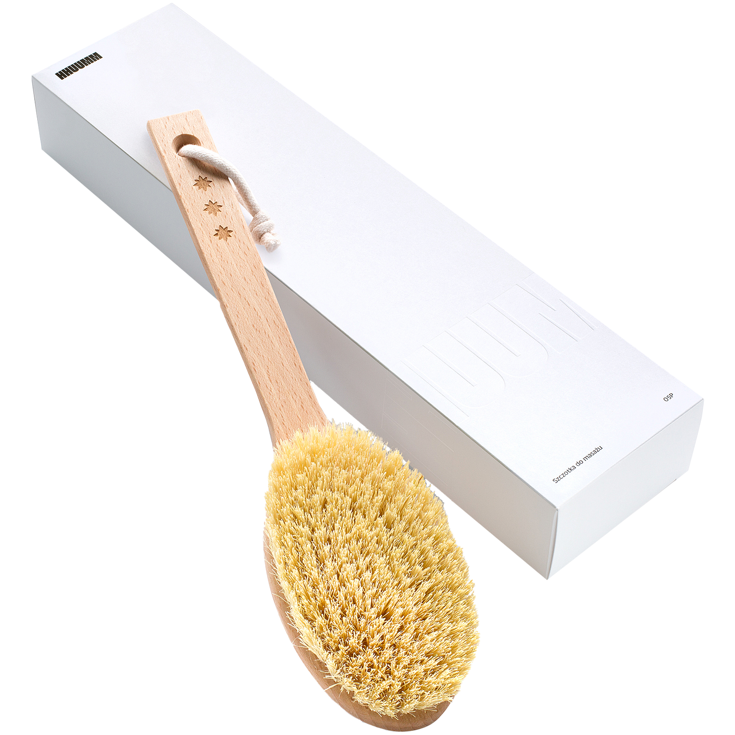 Hhuumm No. 5P Tampico szczotka do masażu ciała na sucho, 1 szt.