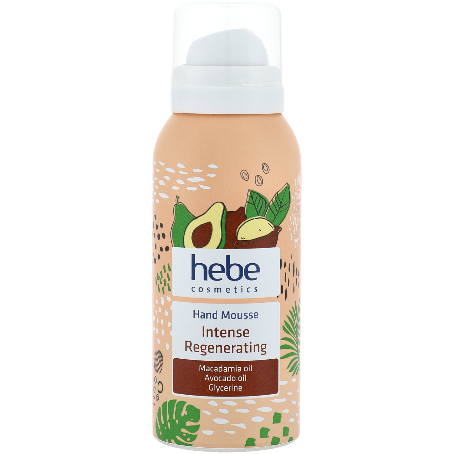Hebe Cosmetics Hand Mousse Intense Regenerating regenerujący krem do rąk w piance, 100 ml
