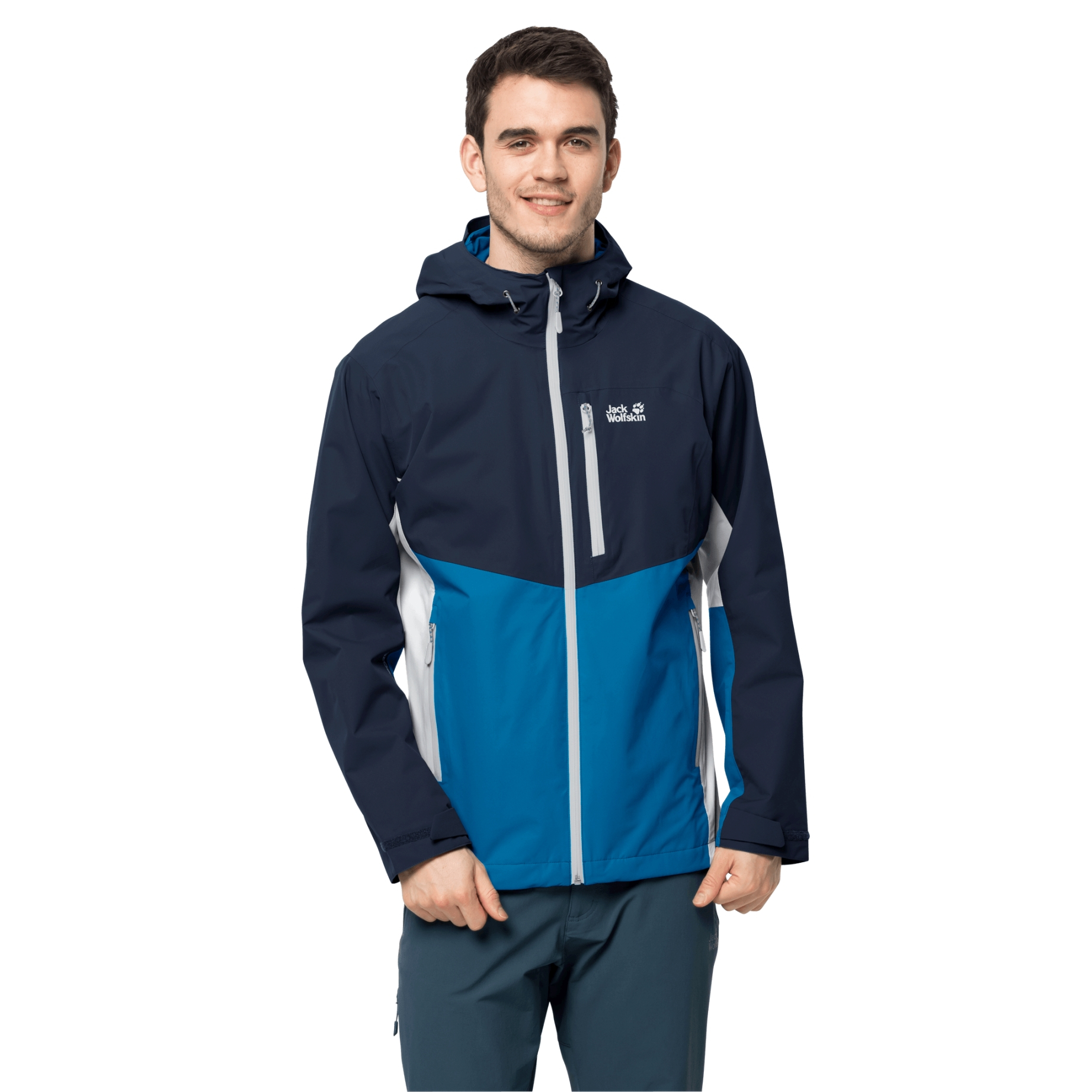 Kurtka przeciwdeszczowa EAGLE PEAK JACKET M blue pacific - M