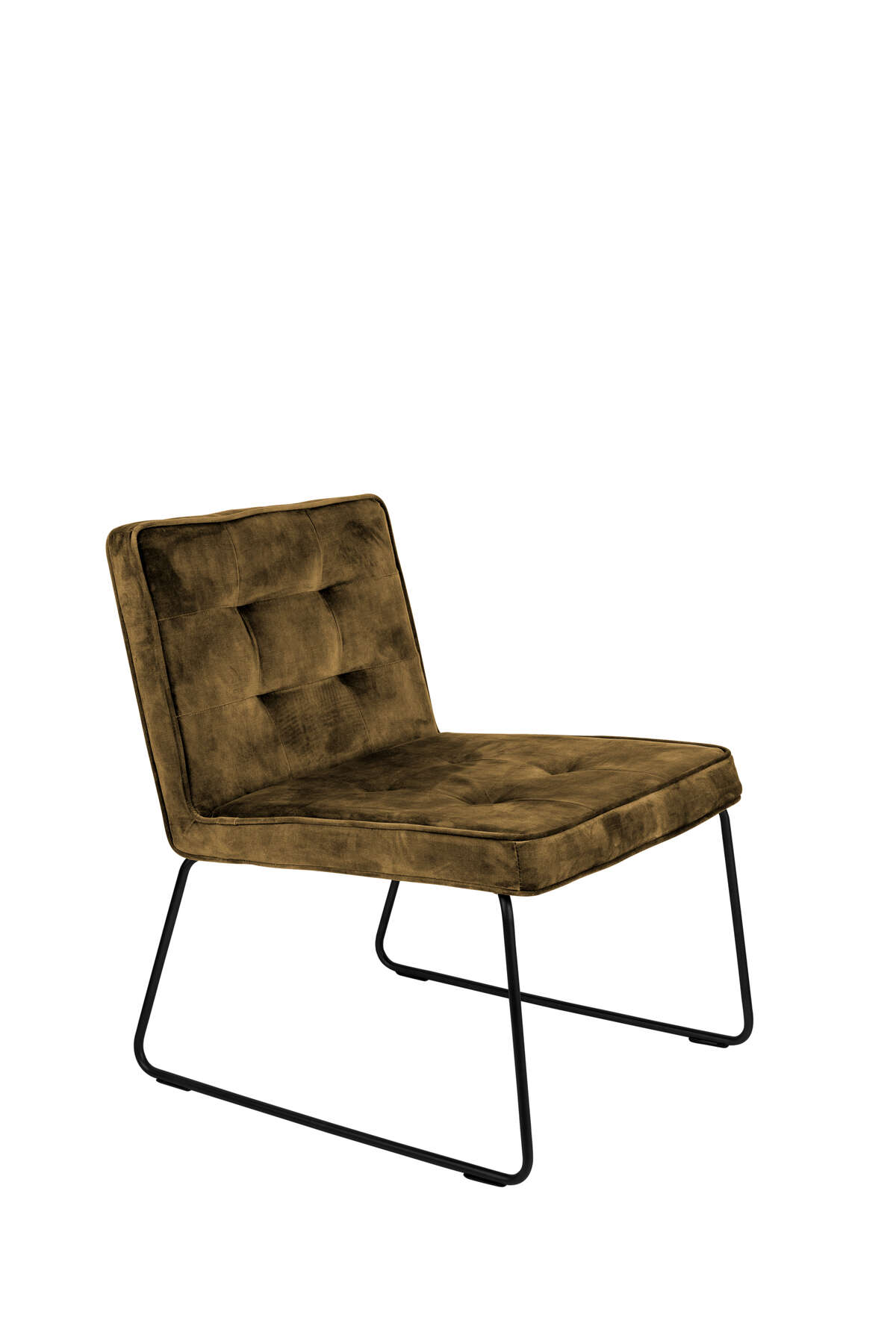 White Label Living - Fotel CLARK (żółty)