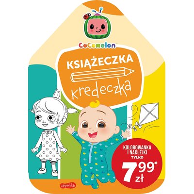 Kolorowanka Cocomelon Książeczka kredeczka
