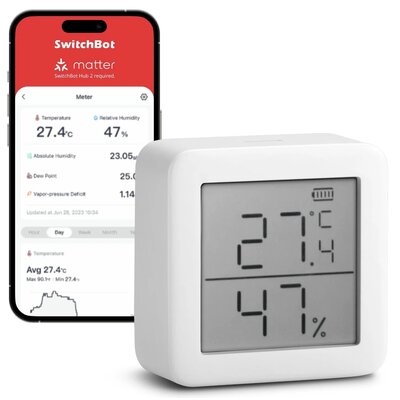 Termometr SWITCHBOT Meter Biały
