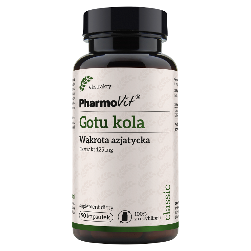 Gotu Kola Pharmovit, suplement diety, 90 kapsułek