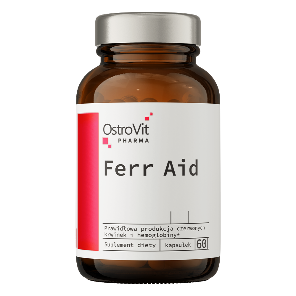 OstroVit Pharma Ferr Aid suplement diety, 60 kaps./1 opak.