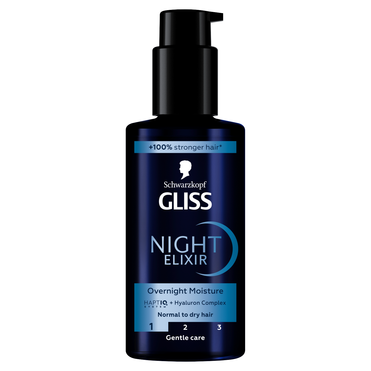 Gliss Night Elixir Moisture nocna kuracja do włosów bez spłukiwania, 100 ml