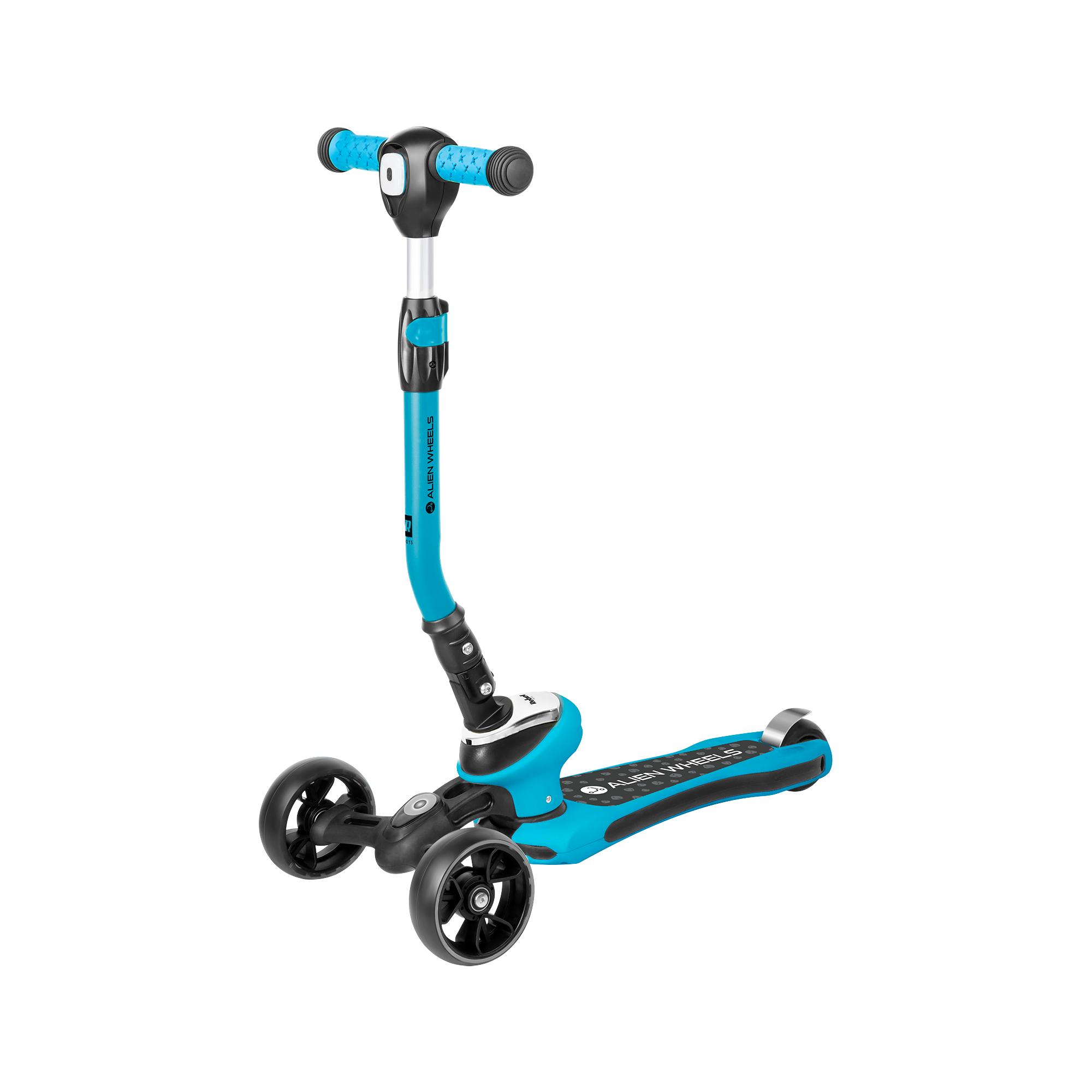 Hulajnoga trójkołowa Rebel Alien Wheels niebiesko-czarna