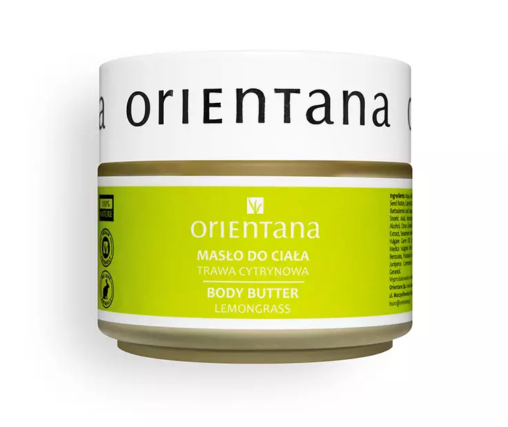 Orientana, masło do ciała, trawa cytrynowa, 100g