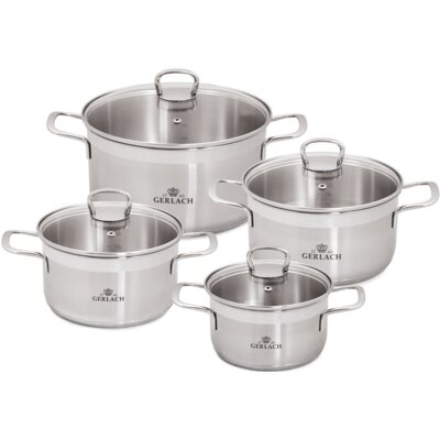 Zestaw garnków GERLACH Brava (8 elementów)
