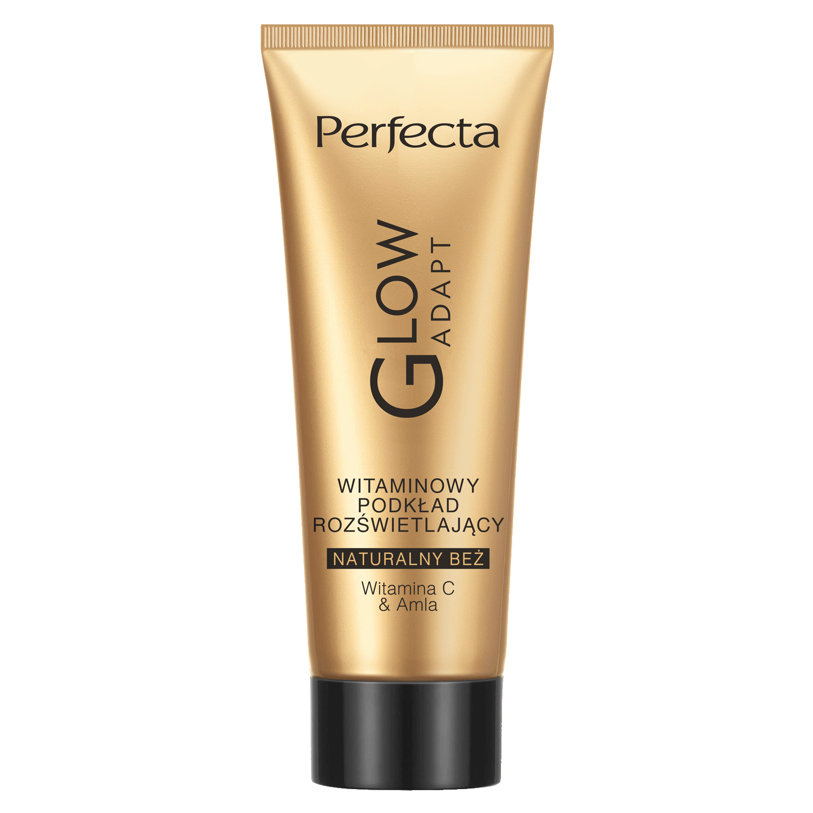 Perfecta Glow Adapt witaminowy podkład rozświetlający do twarzy naturalny beż, 30 ml